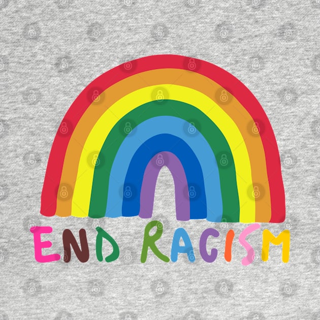 end racism rainbows by Truntlessart